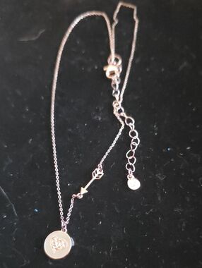 LC Lauren Conrad Rose Gold Tone Heart & Arrow Pendant Necklace